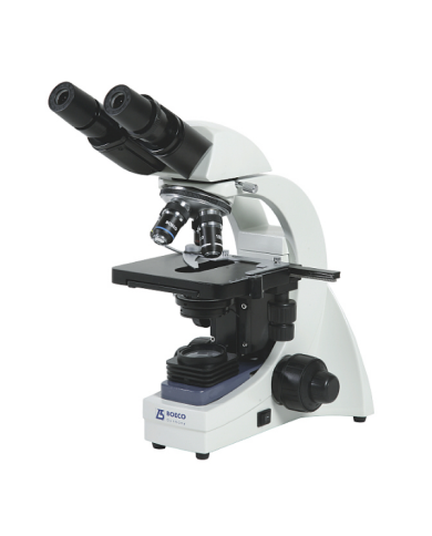 Microscopio Binocular acromatico BM120/AC. 1000X Objetivos DIN 4 - 10 - 40 - 100 X Oculares 10X/18mm Platina. Condensador. Enfo
