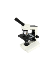 Microscopio Biológico, Monocular, Ocular 10X/18 -  Objetivos 4X  - 10X  - 40X Y 100X, Platina Con Pinzas, Ajustes Macro Y Micrométricos, Condensador Con Diafragma Giratorio. 20W - -- Modelo L1000A