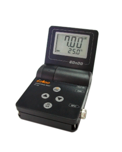pHmetro portatil tipo oyster 0-14.00. compensacion ATC 0-100C. mV +- 1999. incluye electrodo. buffer y maletin