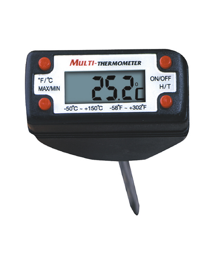 Termometro Digital  - 50 A 150 °C, Precisión 0,1 ° C Termocupla Con Extensión, Bateria, Max Y Min