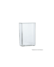Cubeta cromatografica. medidas externas 210 mm largo x 105 mm ancho x 210 mm alto