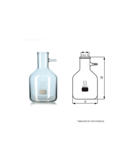 Matraz frasco filtracion 15000 ml