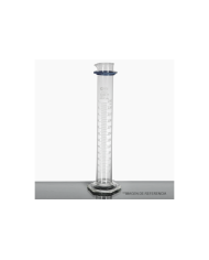 Probeta borosilicato 250 ml : 2 clase B c/base Hexagonal vidrio