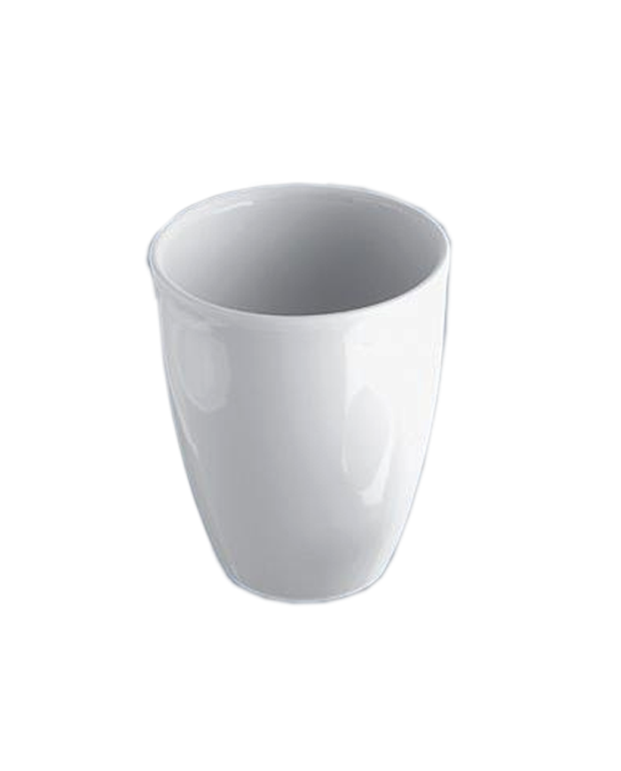 Crisol de porcelana economico. 40 ml. 48 mm diam x 42 mm alto
