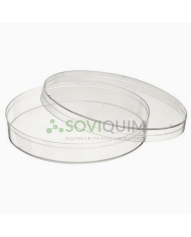 Placa Petri plastica 150mmx15mm, EO., BOLSA DE 10 unidades