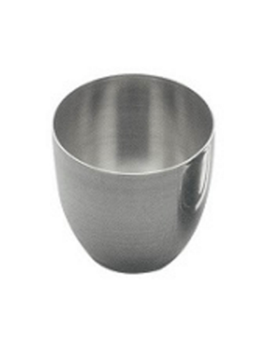 Crisol de Nickel. 44.5 mm diametro superior X 50.8 mm. aprox 50ml