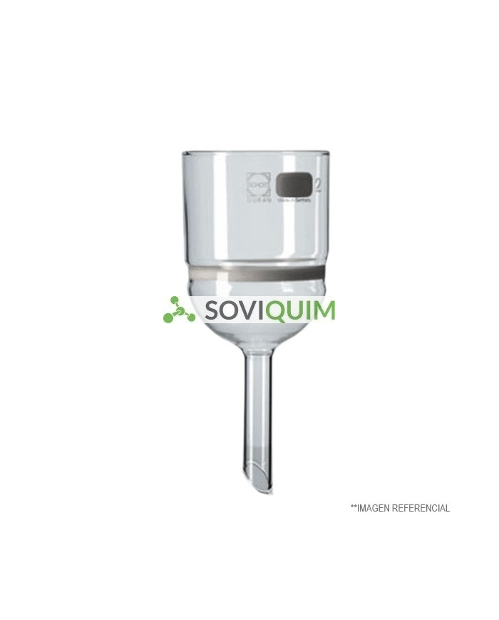 Embudo Con Placa Filtrante Glassco