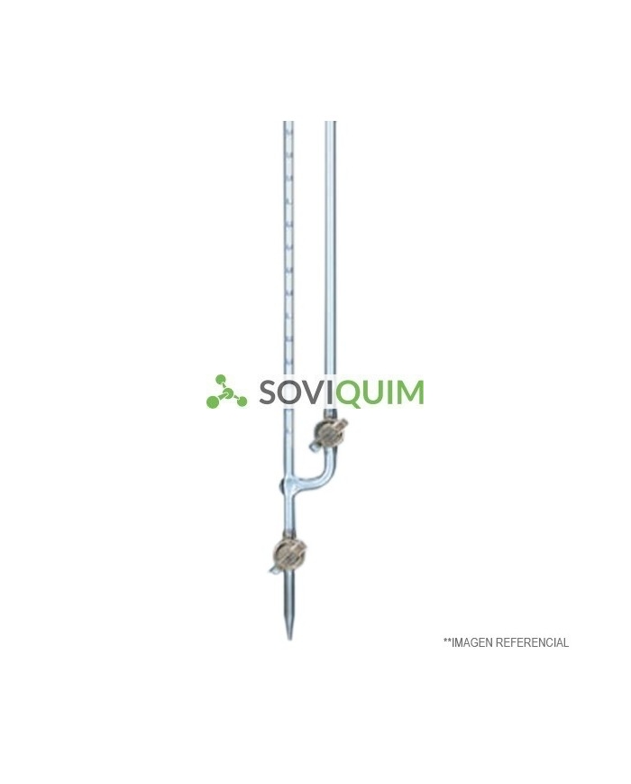 Microbureta Clase As Franja Schellbach Llave Ptfe, C/Certif De Lote