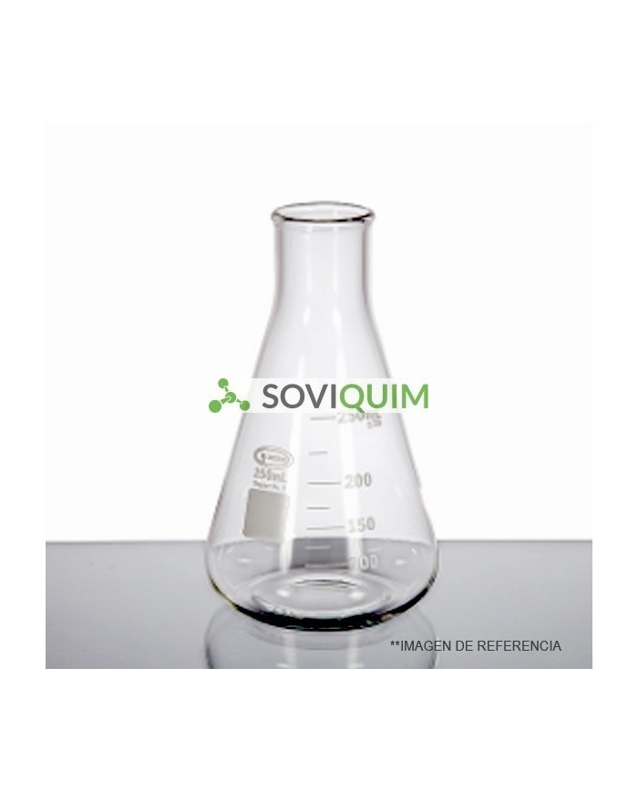 Matraz Erlenmeyer Estrecho Graduados Glassco