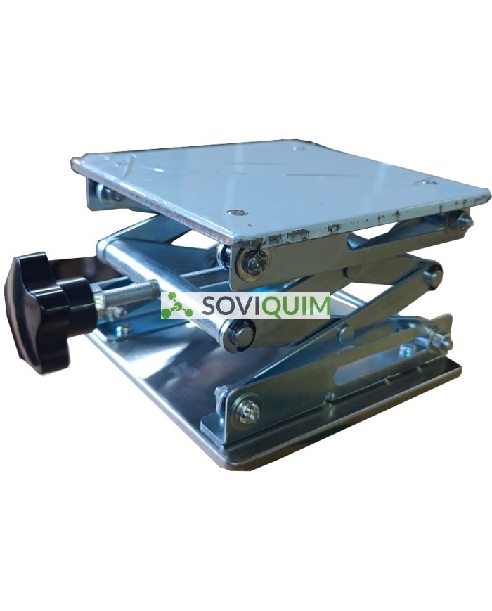 Elevador para laboratorio 15x15 Acero inoxidable
