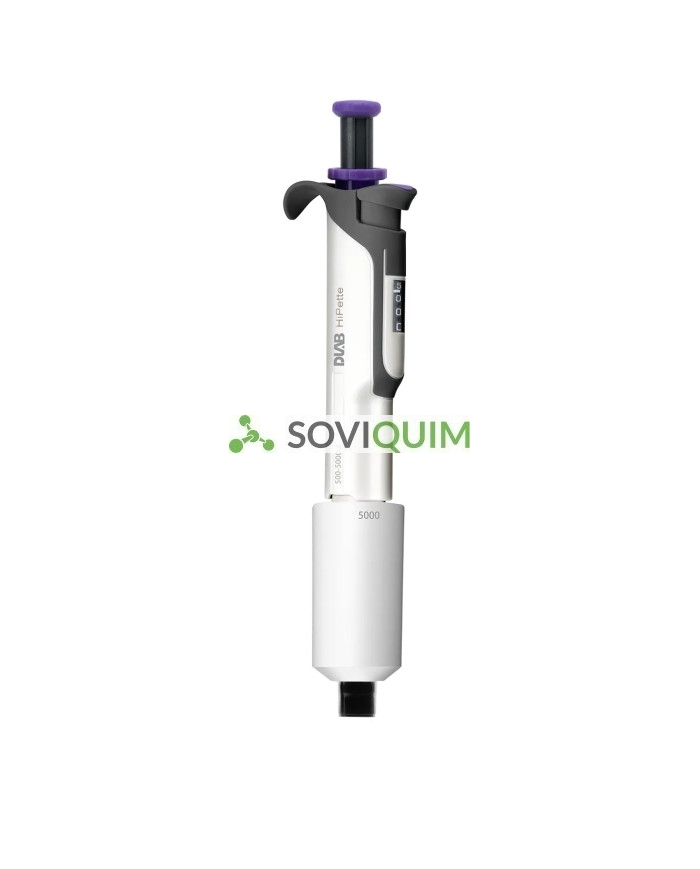 Micropipeta Hipette completamente autoclavable 500 a 5000ul