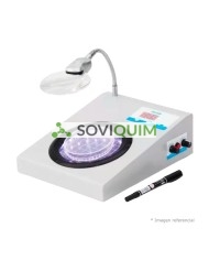 Contador de colonias, 16W, 0-999 counter, 115 mm diámetro