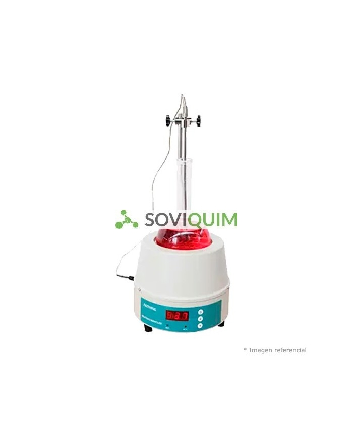 Manta calefactora de 250ml.Temp 450°C, digital display, PT100