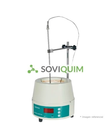 Manta calefactora de 500ml.Temp 450°C, digital display, PT100