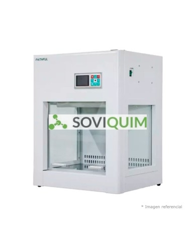 Mini gabinete de flujo laminar vertical, clase 100, 48 cm