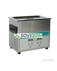 Baño ultrasonido 10 lt calefaccionado digital.Tamb-80°C. Med Int.300x240x150.Timer.Frecuencia 40khz. Pot 450W