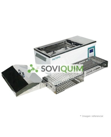 Baño de agua con Agitación, 1,5 Kw, oscilación reprocicante, RT - 100°C, 31 Lts
