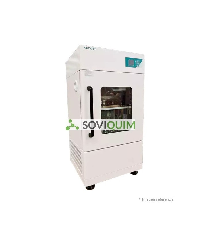 SHAKER CON INCUBACIÓN VERTICAL 175 Lts,  (60X100ML Ó 36X250ML Ó 24X500ML Ó 16X 1L), RT 5 - 65 °C, 20-350 rpm, 600 Watts