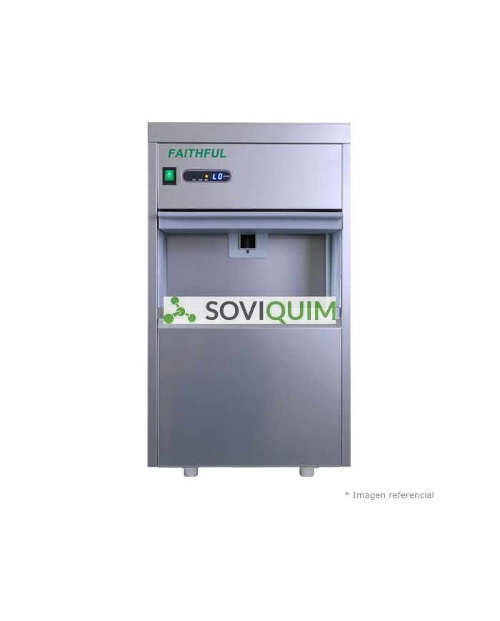 Máquina de Hielo, 100 Kg/24 h, capacidad de almacenamiento 40 Kg