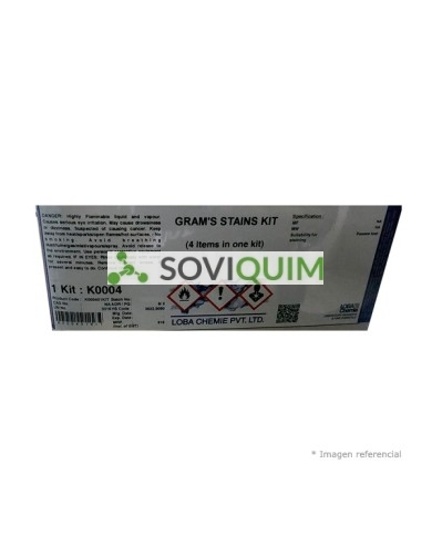 Kit de tinción Gram 125 ml