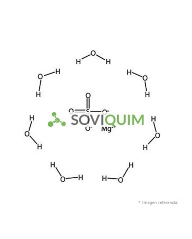 Magnesio Sulfato 99,5%, Pa, 500 Gr.
