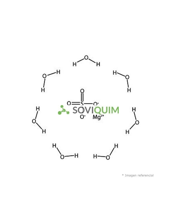 Magnesio Sulfato 99,5%, Pa, 500 Gr.
