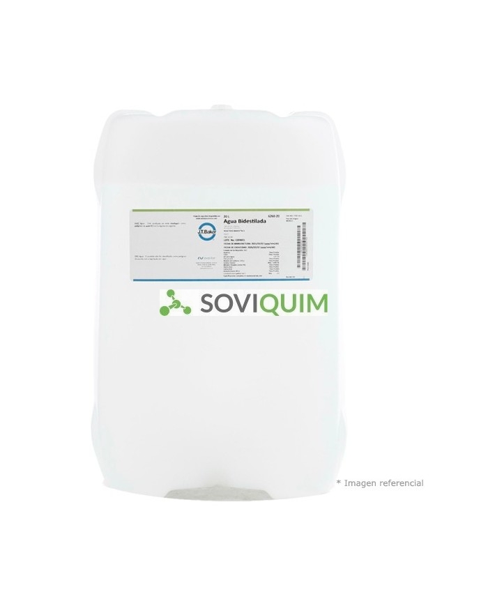 Agua bidestilada ra 20 Lt