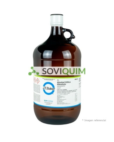 Alcohol etilico absoluto ra acs 4 Lt