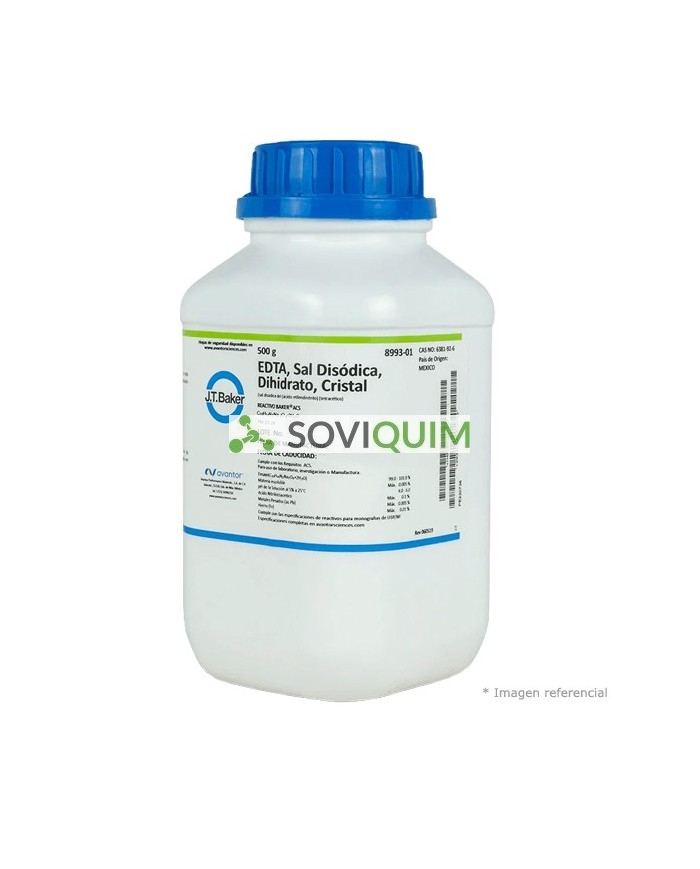 Edta sal disodica 2-hid. 500 Gr