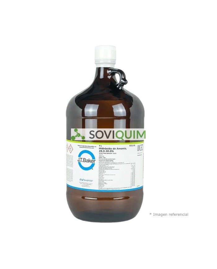 Hidroxido de amonio 28.0-30.0% Ra 4 Lt