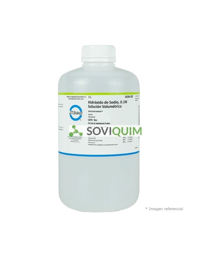 Hidroxido de sodio 0.1N 1 Lt