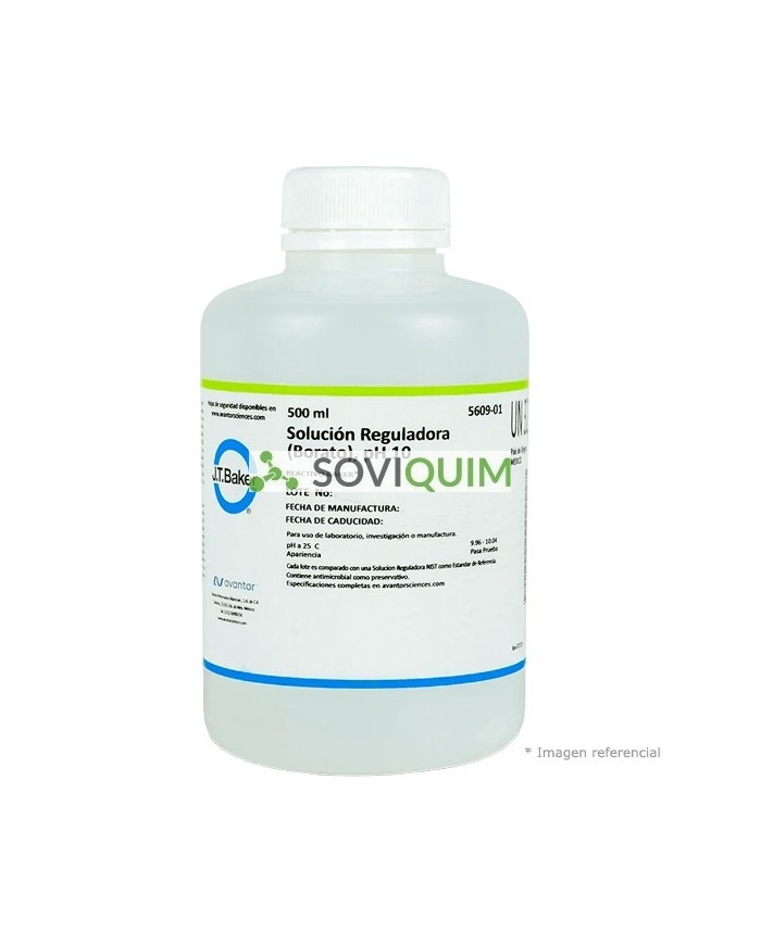 Solución Reguladora ph10 borato 500 ml