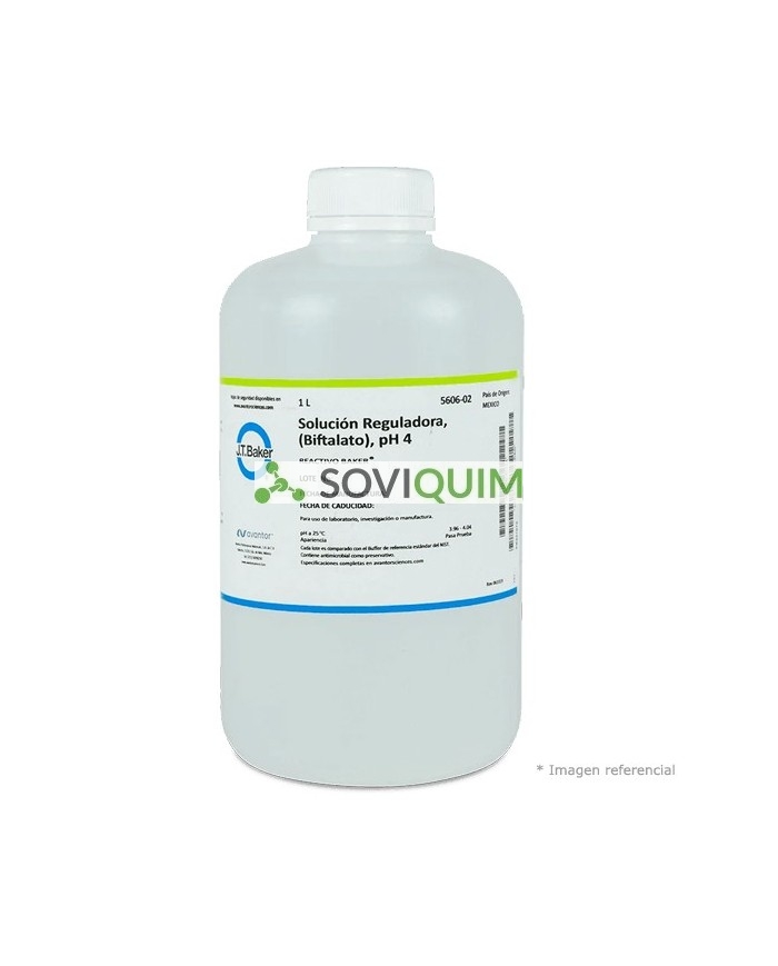Solución Reguladora ph4 biftalato 500 ml
