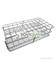 Gradilla plastificada 28 mm 2x4